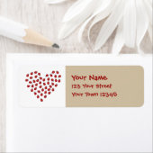 ラディバグラブハート ラベル (インサイチュ)