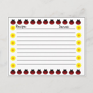 ラディバグレシピカード ポストカード