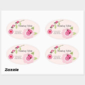 ラディバグワインラベル 楕円形シール (シート)