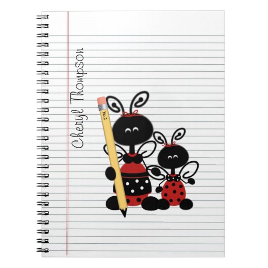 ラディバグ先生カスタム ノートブック (正面)