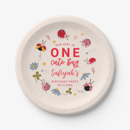 ラディバグ夏の最初の誕生日パーティー ペーパープレート