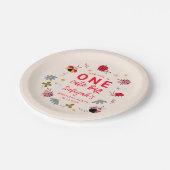 ラディバグ夏の最初の誕生日パーティー ペーパープレート (アングル)