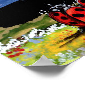 ラディバグ家族ムーンスター夜海軍ポスターを見る ポスター (角)