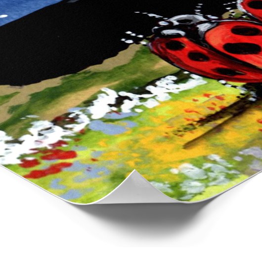 ラディバグ家族ムーンスター夜海軍ポスターを見る ポスター (角)