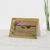 ラディバグ忍耐感動的引用文カード カード (正面)