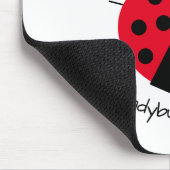 ラディバグ愛おもしろいガーリーかわいい漫画 マウスパッド (コーナー)