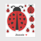 ラディバグ愛のステッカー シール (シート)