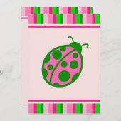 ラディバグ招待状 招待状 (正面/裏面)