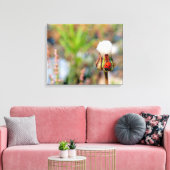 ラディバグ昆虫春グリーンレッドかわいい環境C キャンバスプリント (インサイチュ (リビング))