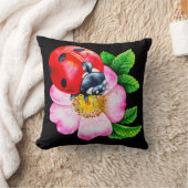 ラディバグ春サマーファームハウスデコール装飾用クッション クッション (ブランケット)