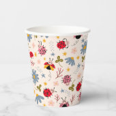 ラディバグ模様ベビーシャワー 紙コップ (正面)