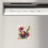 ラディバグ水彩植物学フローラ芸術 マグネット (インサイチュ (食洗機))