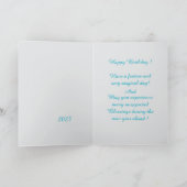 ラディバグ水彩:ハッピーバースデー2025!フェスティバル! カード (内部)