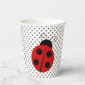 ラディバグ水玉模様デザイン紙カップ 紙コップ (裏面)