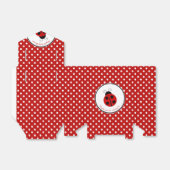 ラディバグ水玉模様ベビーシャワカスタムービーフェイスボックス フェイバーボックス (折り畳みなし)