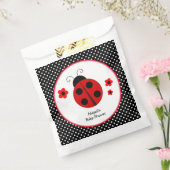 ラディバグ水玉模様ベビーシャワー フェイバーバッグ (封をした状態)