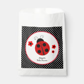 ラディバグ水玉模様ベビーシャワー フェイバーバッグ (正面)