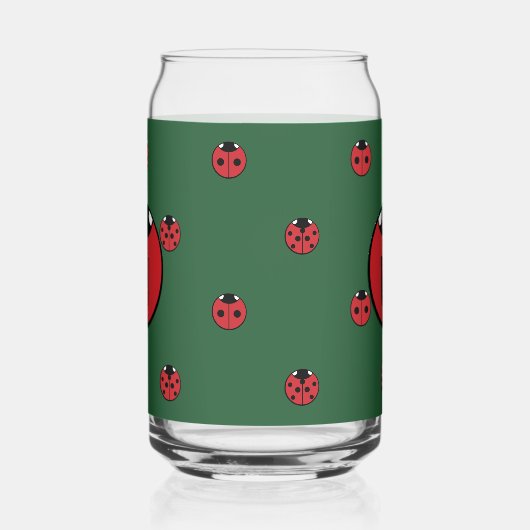 ラディバグ水玉模様 ガラス缶 (右)