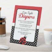 ラディバグ深夜おむつアドバイス赤ちゃんシャワー 台座サイン (インサイチュ)