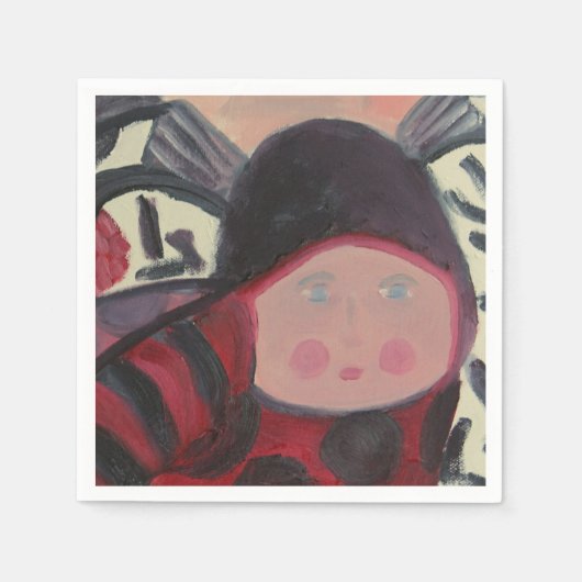 ラディバグ紙ナプキン スタンダードカクテルナプキン (正面)