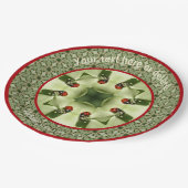 ラディバグ自然アートパーソナライズされたパーティー ペーパープレート (アングル)