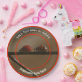 ラディバグ自然パーソナライズされたパーティー ペーパープレート (パーティー)