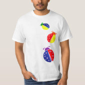 ラディバグ色コンボ Tシャツ (正面)