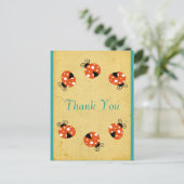 ラディバグ誕生日ありがとう ポストカード (スタンド正面)