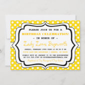 ラディバグ誕生日パーティーの写真招待状 招待状 (裏面)