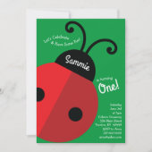 ラディバグ誕生日パーティー 招待状 (正面)