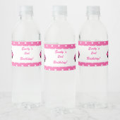 ラディバグ誕生日ボトルラベルガールホットピンク ペットボトルラベル (ボトル)