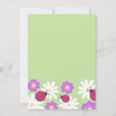 ラディバグ誕生日招待状 招待状 (裏面)