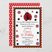 ラディバグ誕生日招待状 招待状 (正面/裏面)