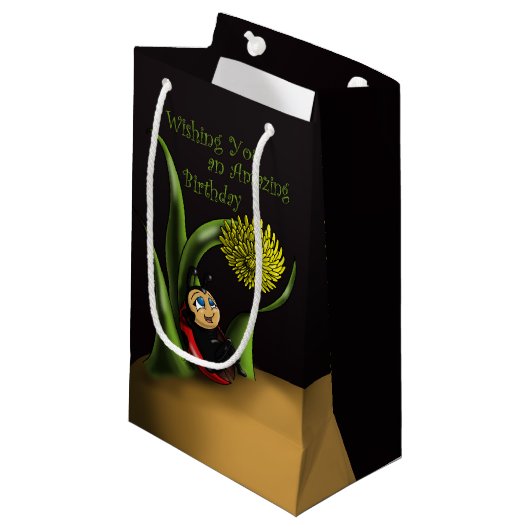 ラディバグ誕生日 スモールペーパーバッグ (正面アングル)