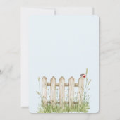 ラディバグ誕生日 招待状 (裏面)