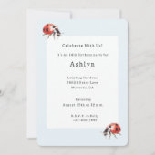 ラディバグ誕生日 招待状 (正面)