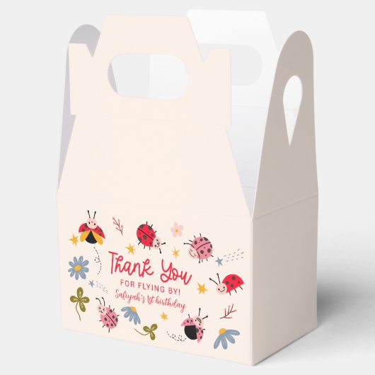 ラディバグ赤いバグバースデーパーティー フェイバーボックス (オープン)