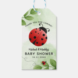 ラディバグ赤ちゃんシャワーパーティー好意ギフトラベル ギフトタグ