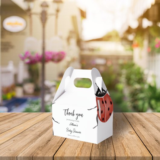 ラディバグ赤ちゃんシャワー フェイバーボックス