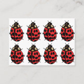 ラディバグ赤黒昆虫ラディバグ 名刺 (正面)