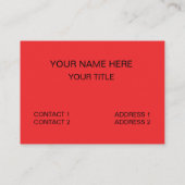 ラディバグ赤黒昆虫ラディバグ 名刺 (裏面)