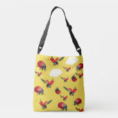 ラディバグ飛んでいるクロス体バッグ クロスボディバッグ (裏面)