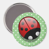 ラディバグ，かわいいラディバグ，レッドラディバグ，ラディバード マグネット (正面/裏面)