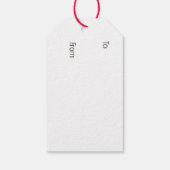 ラディバグ ギフトタグ (裏面)