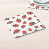 ラディバグ スクエアペーパーコースター (アングル)