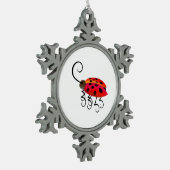 ラディバグ スノーフレークピューターオーナメント (左)