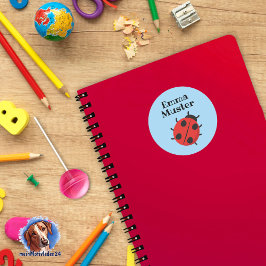 ラディバグ – ライトブルー ラウンドシール