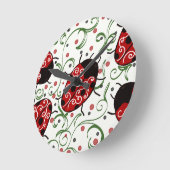 ラディバグ ラウンド壁時計 (傾斜)