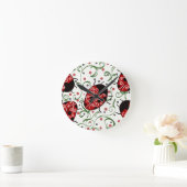 ラディバグ ラウンド壁時計 (ホーム)