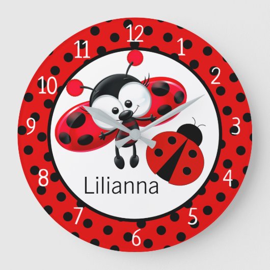 ラディバグ ラージ壁時計 (正面)